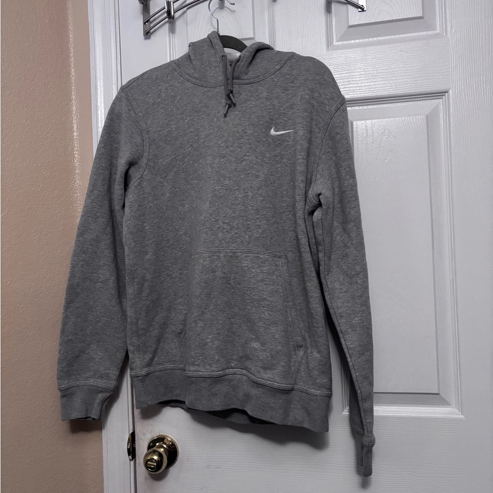 Nike Men's Heather Gray Pullover Hoodie